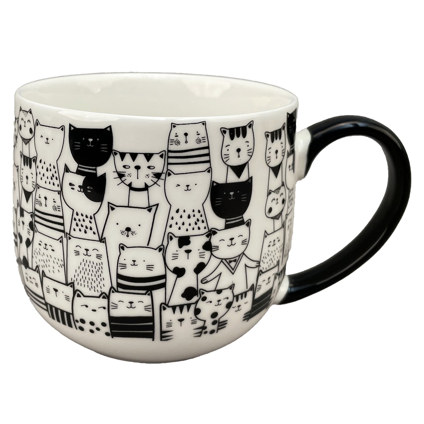 BIA Paws Cafe Mug: 19 oz., Cat