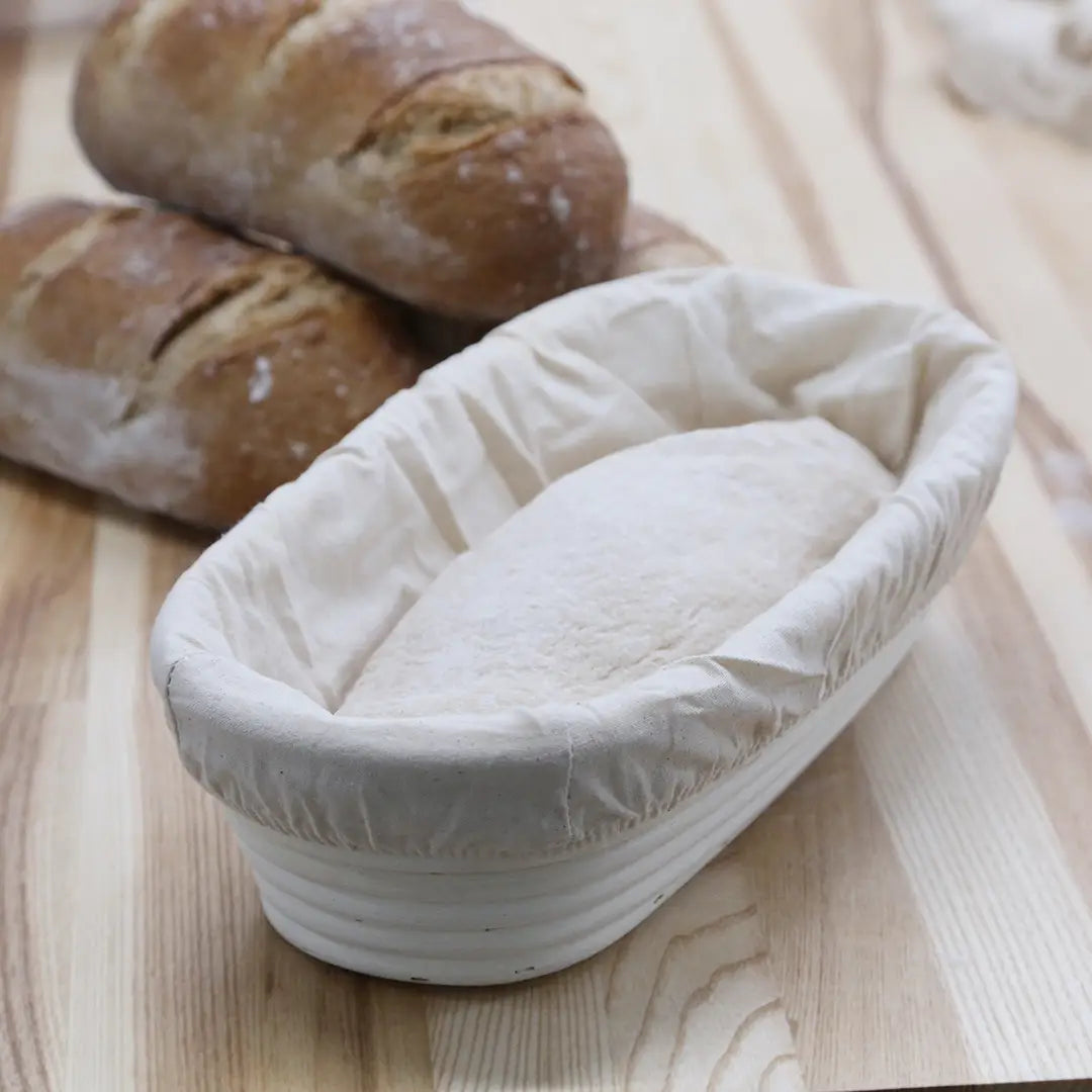 Breadtopia Proofing Basket with Liner: Oblong