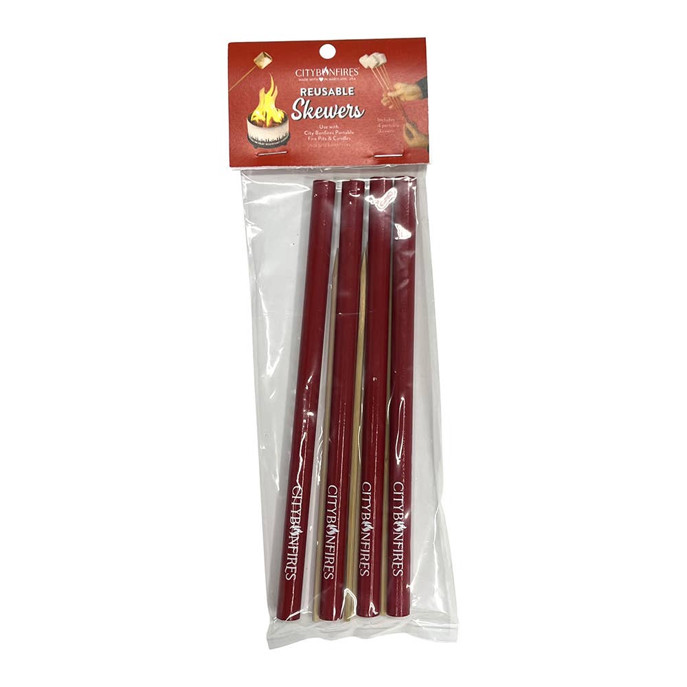 City Bonfires Portable Reusable Skewers