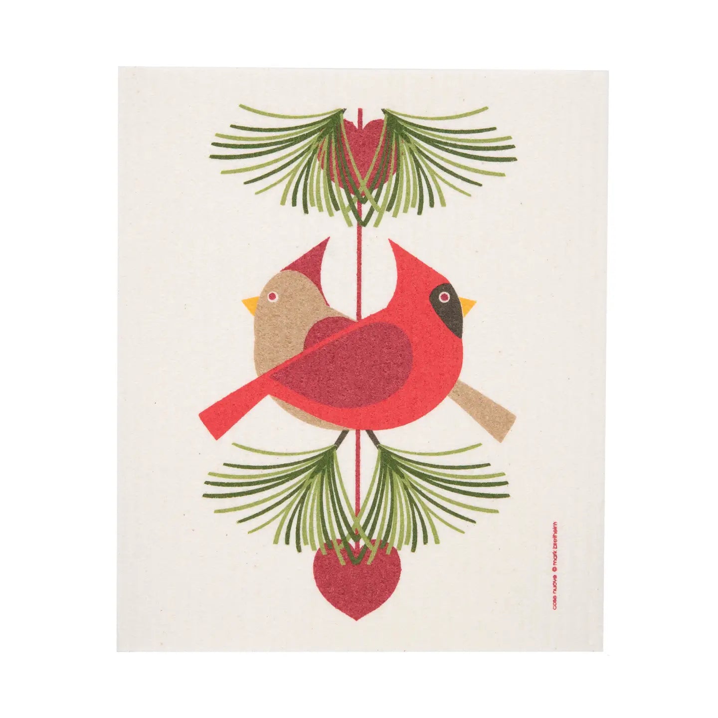 Cose Nuove Swedish Dishcloth: Cardinal Pair