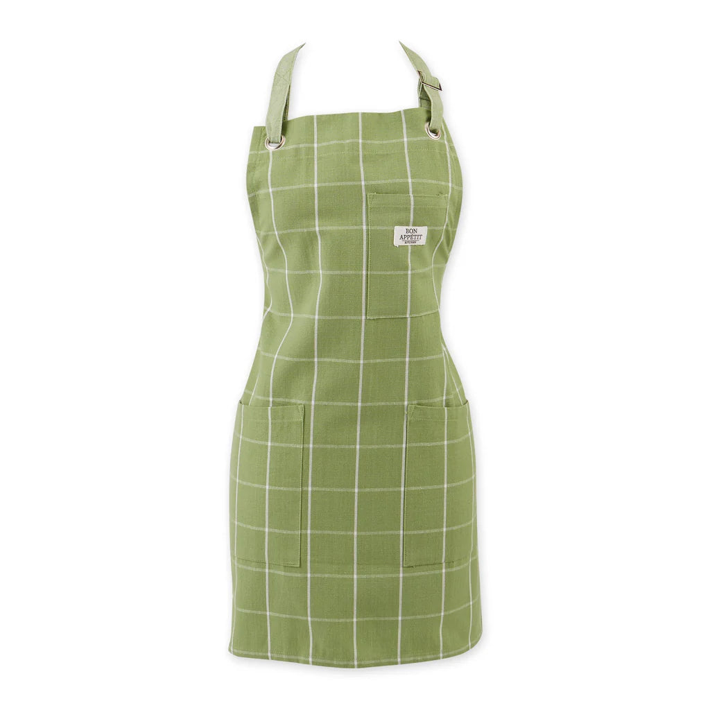 DII Apron: Windowpane, Clover