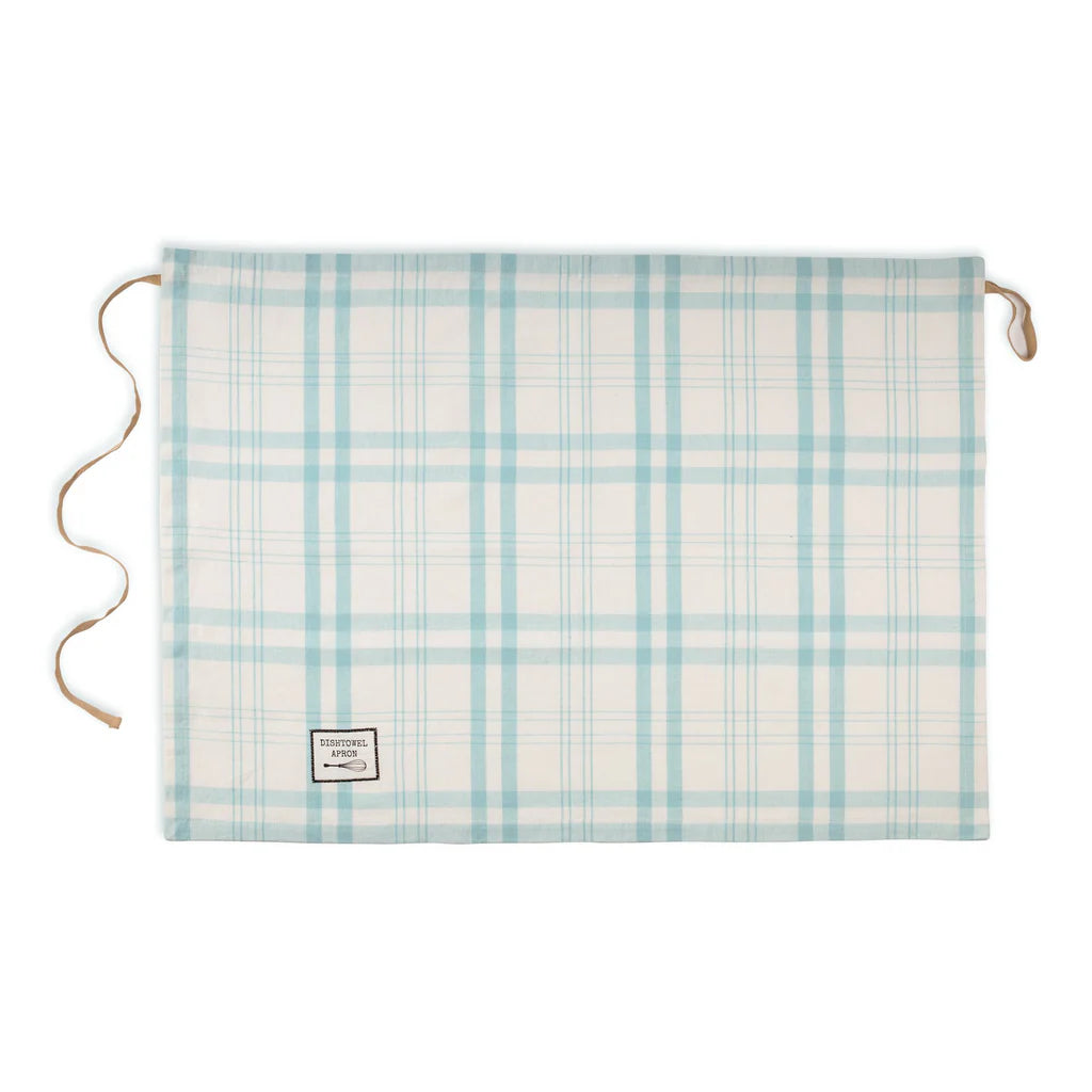 DII Dishtowel Apron: Blue Plaid