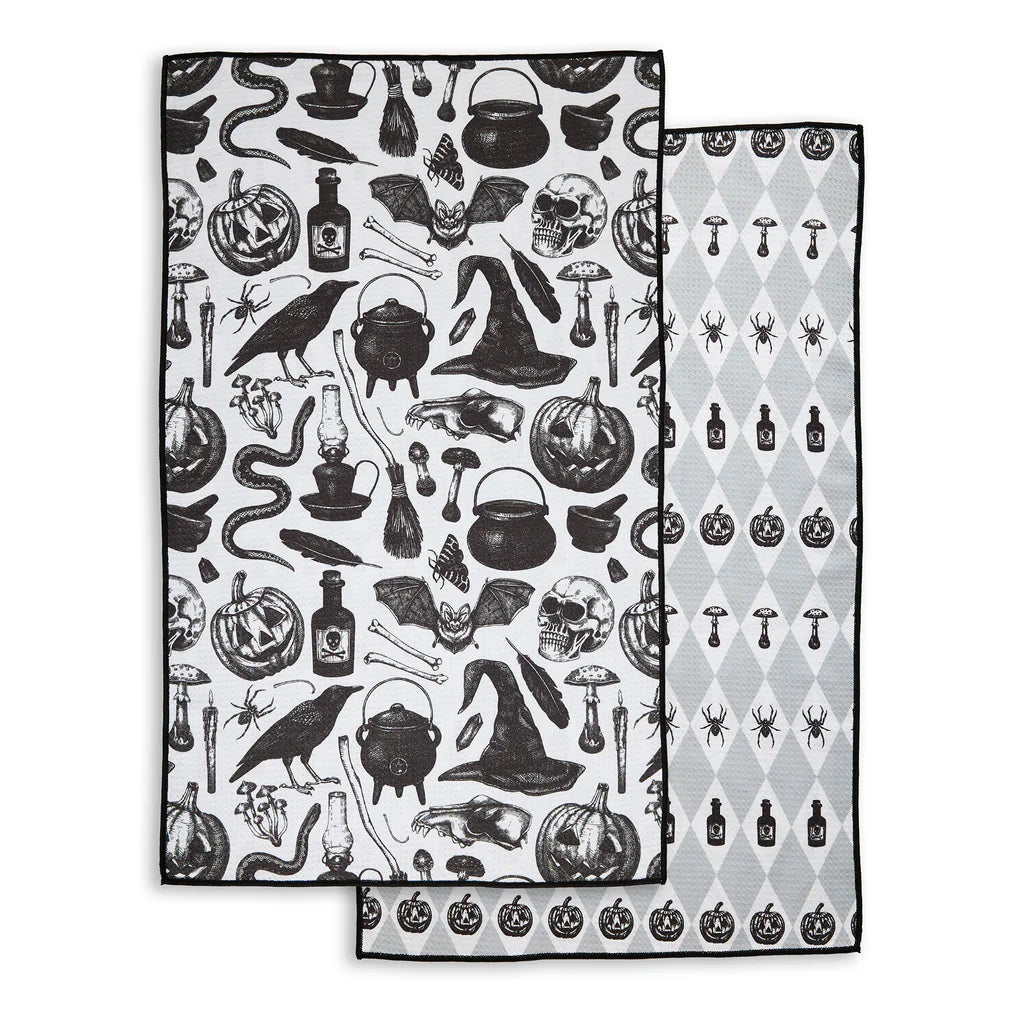 DII Microfiber Dishtowel: Vintage Halloween