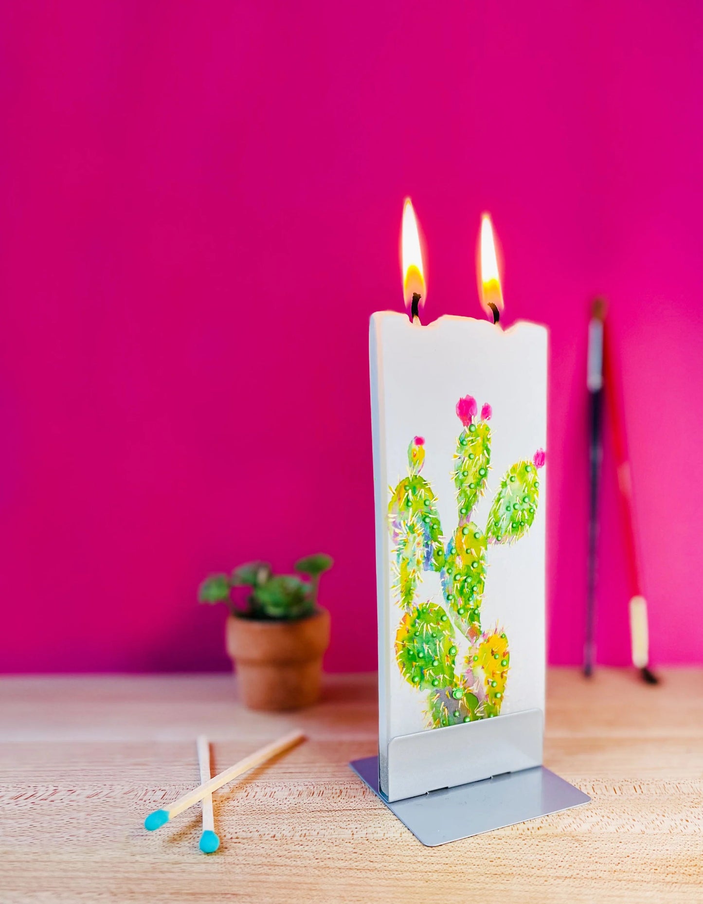 Flatyz Candle: Prickly Pear Cactus
