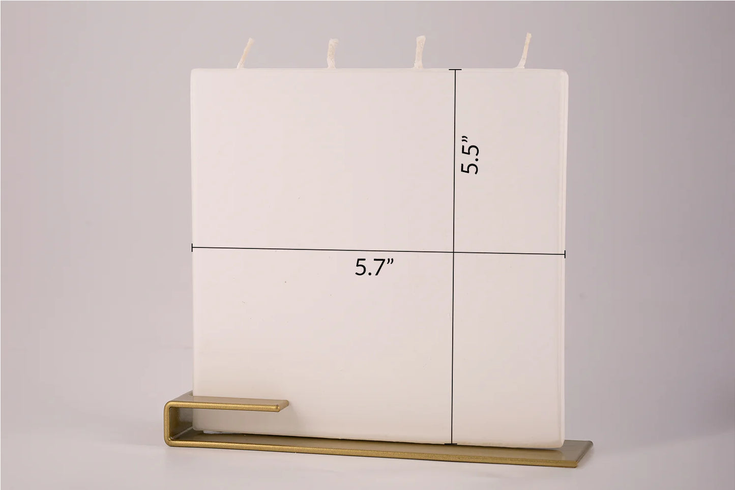 Flatyz Square Candle: Colorful Field of Wild Flowers