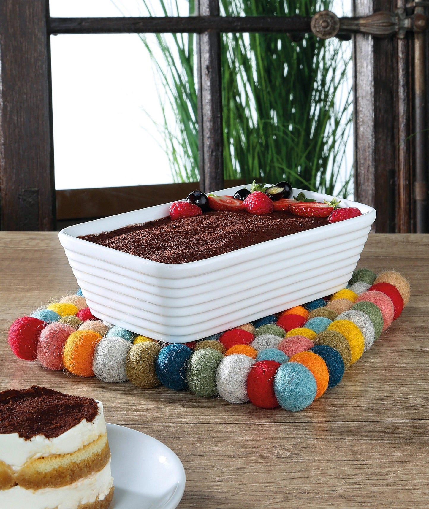 Frieling Wool Trivet: Square, Lana Colore