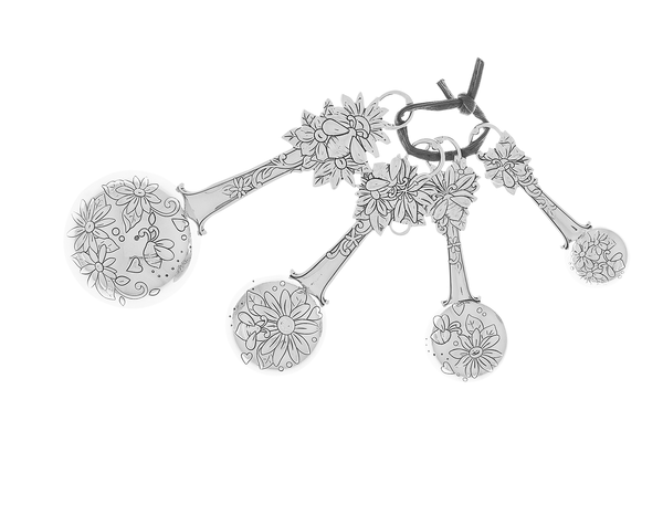 Ganz Measuring Spoons (Set of 4): Bee Happy