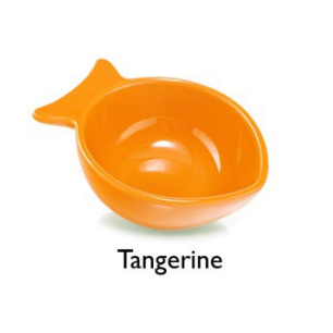 Gurgle Pot Goldfish Dip Bowl: Tangerine