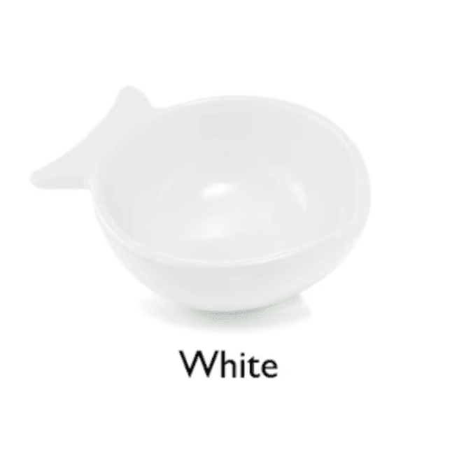 Gurgle Pot Goldfish Dip Bowl: White