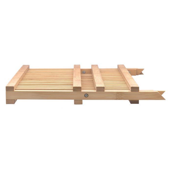 Helen's Asian Kitchen Bamboo Folding Dish Drying Rack