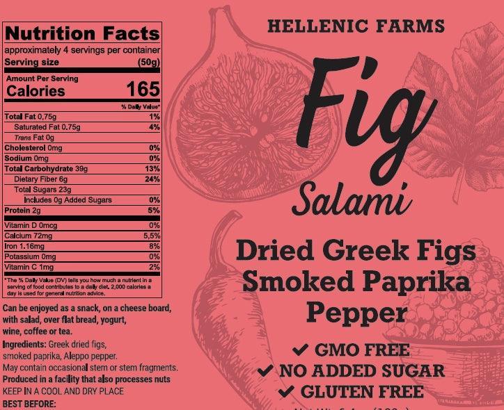 Hellenic Farms Vegan Salami - Smoked Paprika & Aleppo Pepper