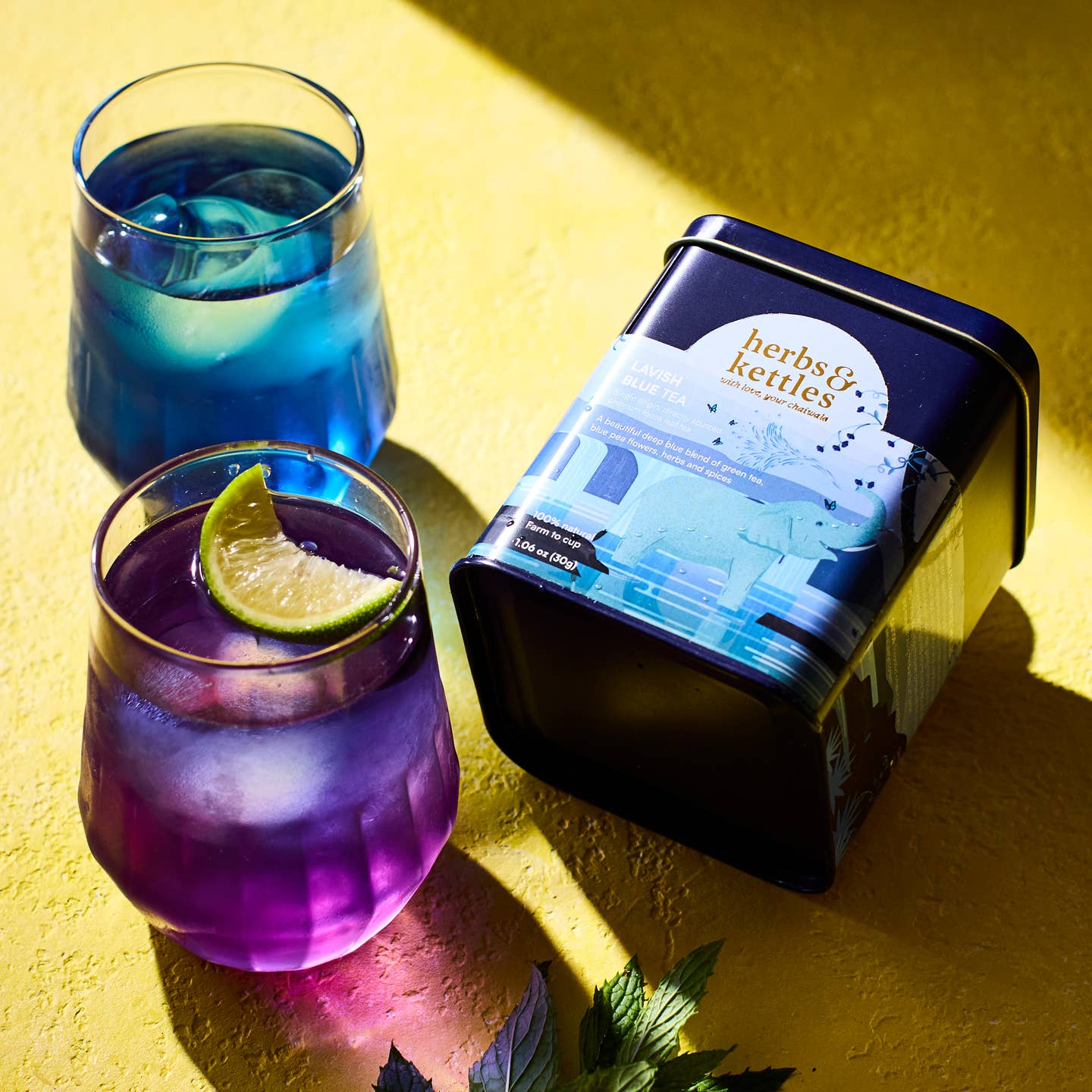 Herbs & Kettles Lavish Blue Tea