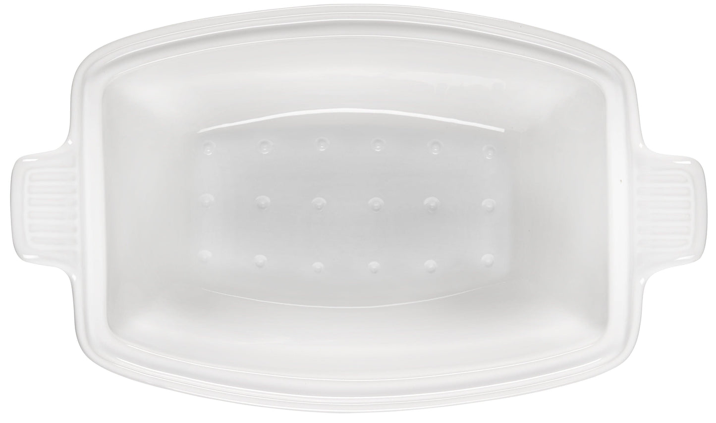 Le Creuset Deep Covered Baker: 4.5 QT, White