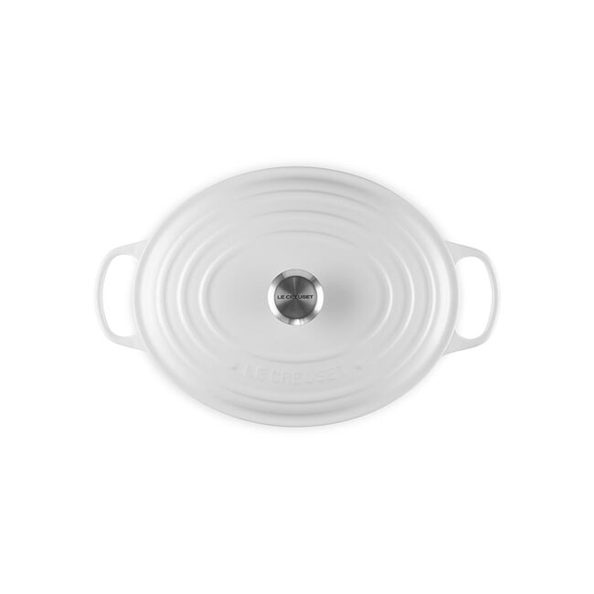 Le Creuset Oval Dutch Oven: 8 QT, White