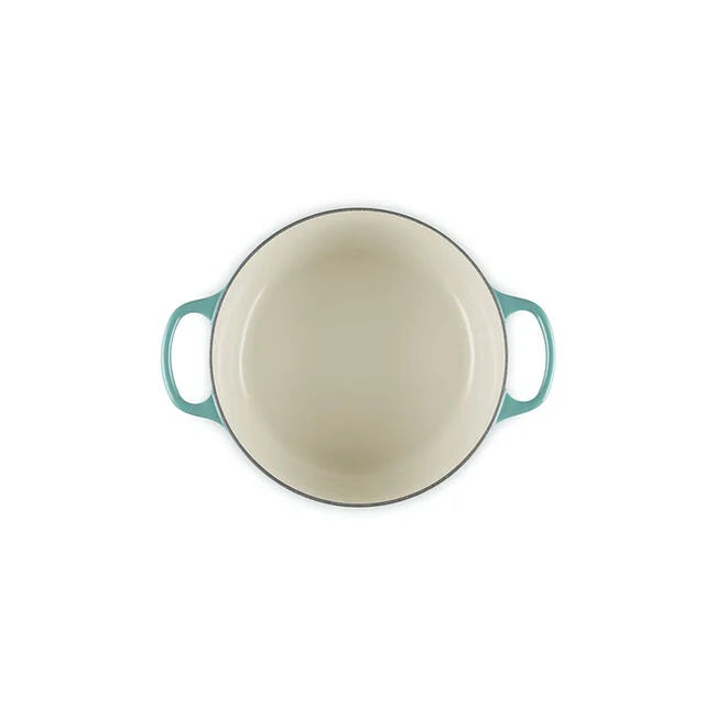 Le Creuset Round Dutch Oven: 4.5 QT, Bleu Riviera