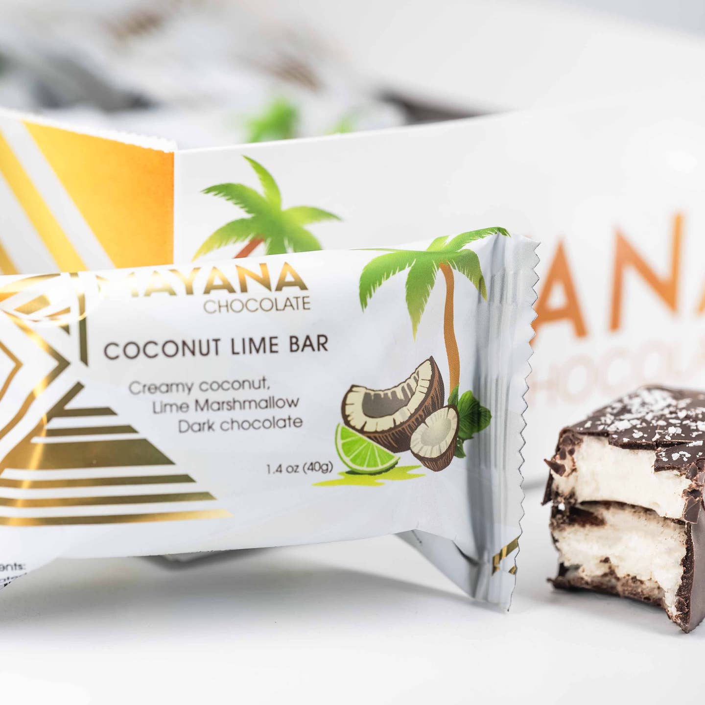 Mayana Chocolate Mini Bar - Coconut Lime