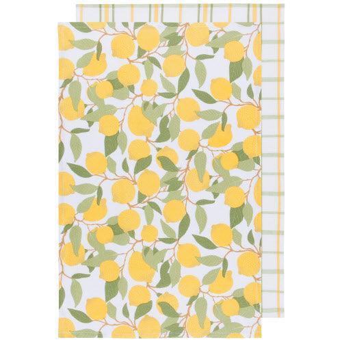 NOW Designs Dishtowels (Set of 2): Lemons