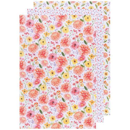 NOW Designs Floursack Towels (Set of 3): Baker's, Cottage Floral