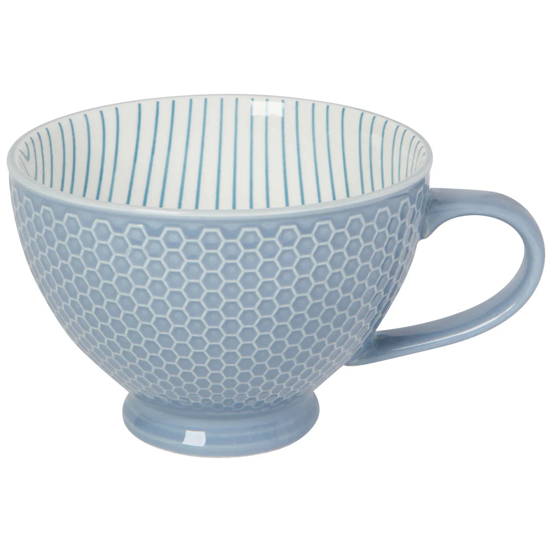 NOW Designs Mug: Latte, Slate Blue