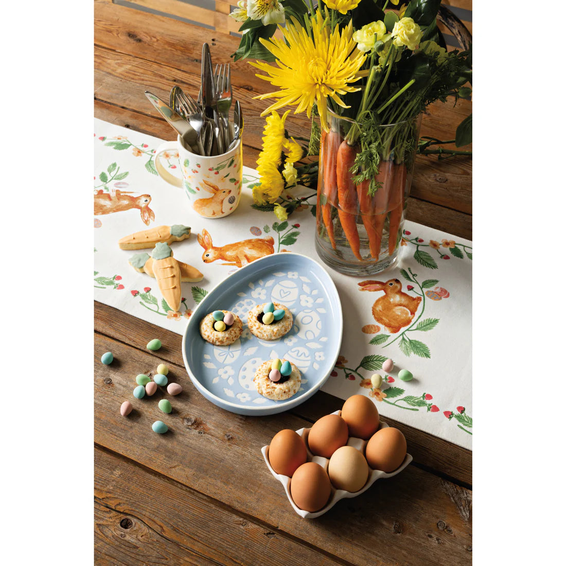 NOW Designs Shaped Dish: Easter Eggs