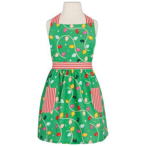 Now Designs Kids Apron: Minnie, Holiday Glow