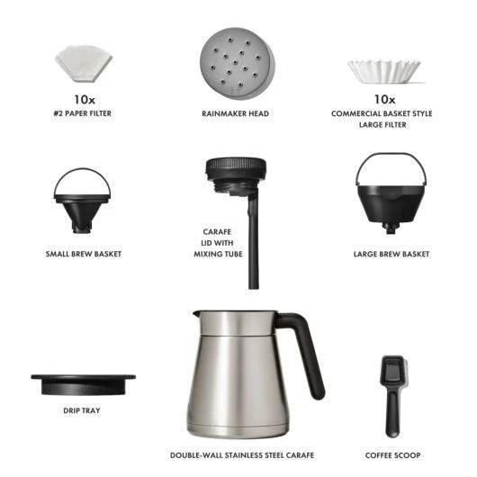 OXO Coffee Maker: 12-Cup w/Podless Single-serve Function