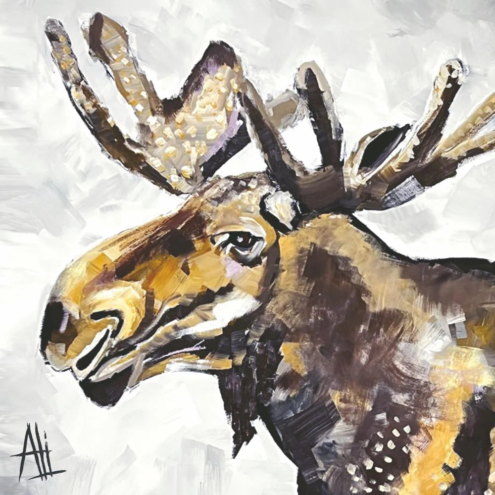 Paperproduct Designs Cocktail Napkins: Frontier Moose