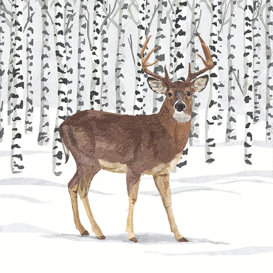 Paperproduct Designs Lunch Napkins: Wilderness Stag