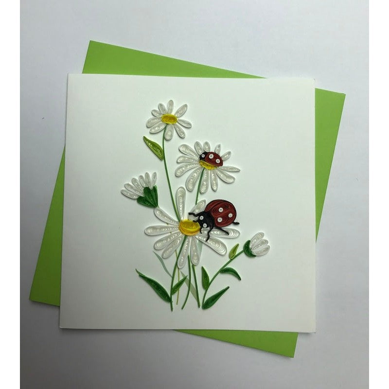 Poppin Paper Cards: Lady Bug Floral