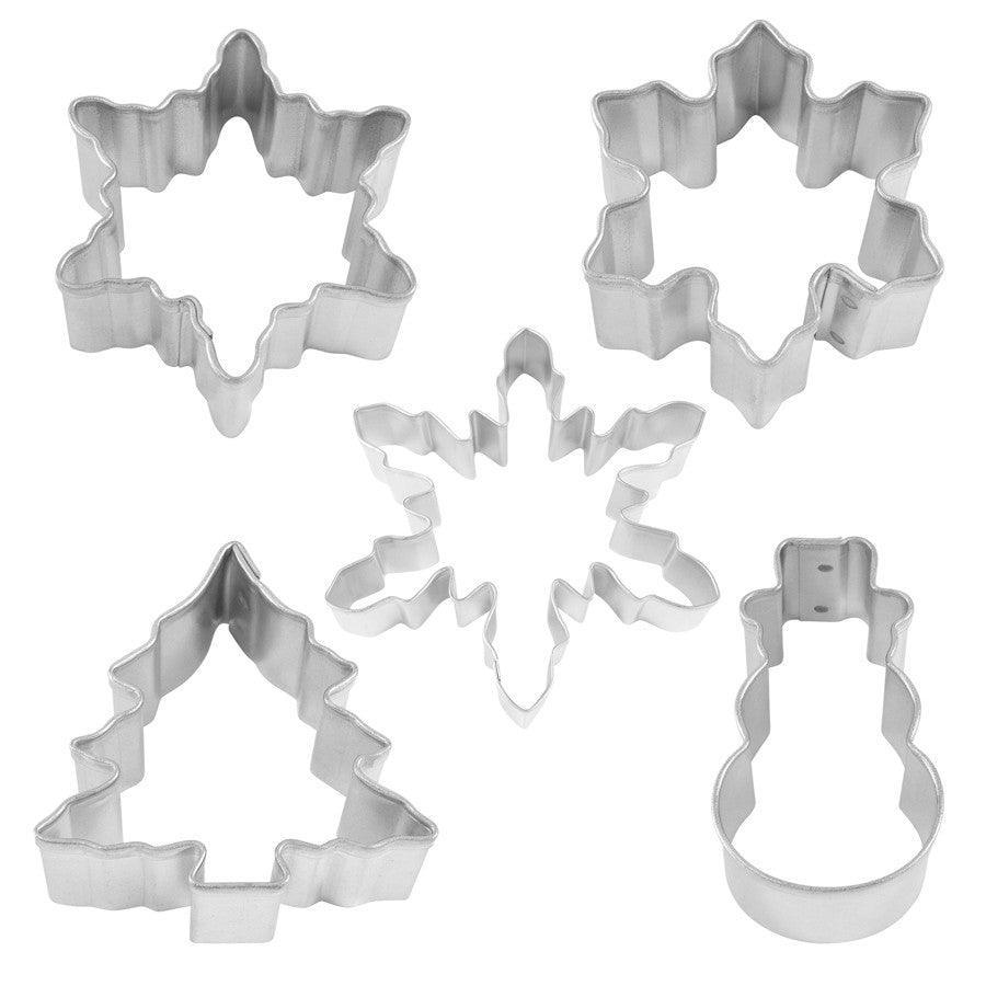 R&M Mini Cookie Cutters (Set of 6): Snowfall