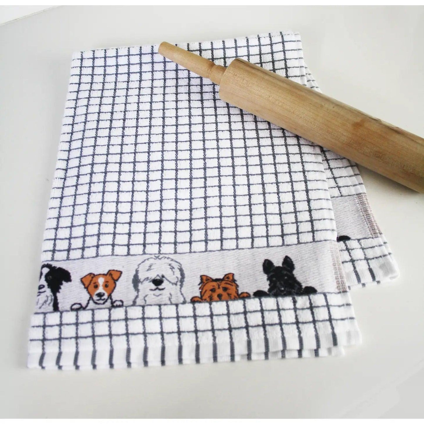 Samuel Lamont Poli-Dri Jacquard Tea Towel: Dog