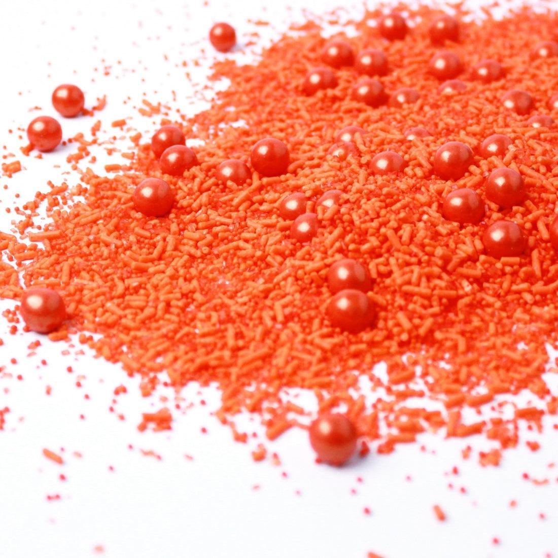 Sprinkle Pop Sprinkle Mix: Orange, 4 oz