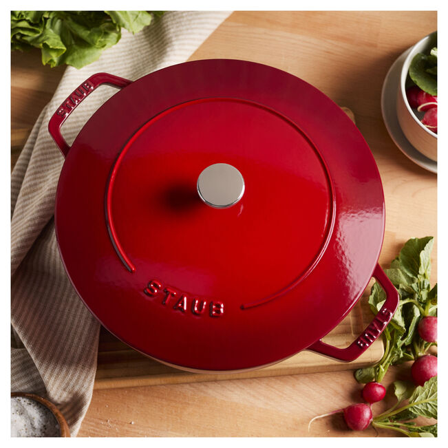 Staub Essential French Oven: 5 QT, Cherry