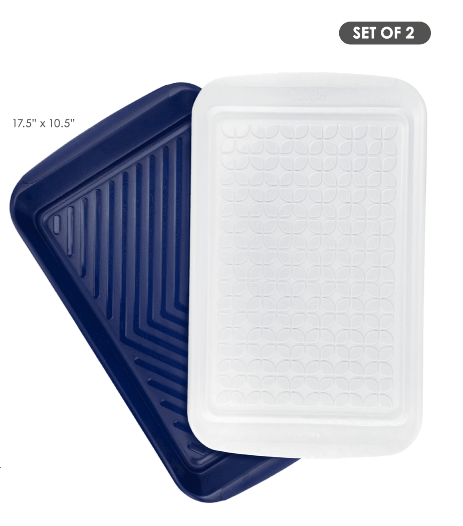 TOVOLO Prep & Serve Marinade Trays (Set of 2): Large
