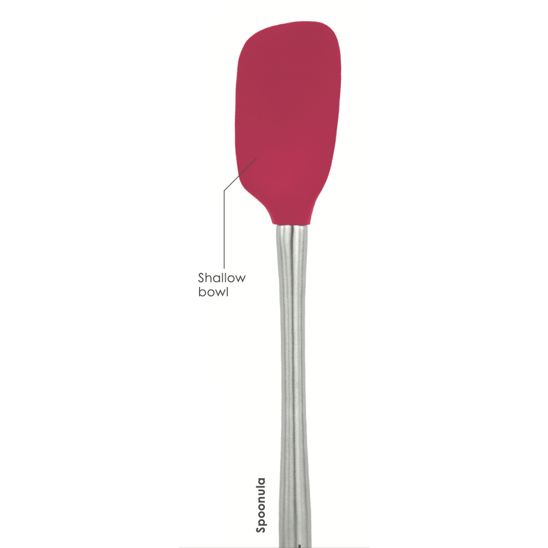 Tovolo Flex-Core Stainless Steel Handle Spoonula: Viva Magenta