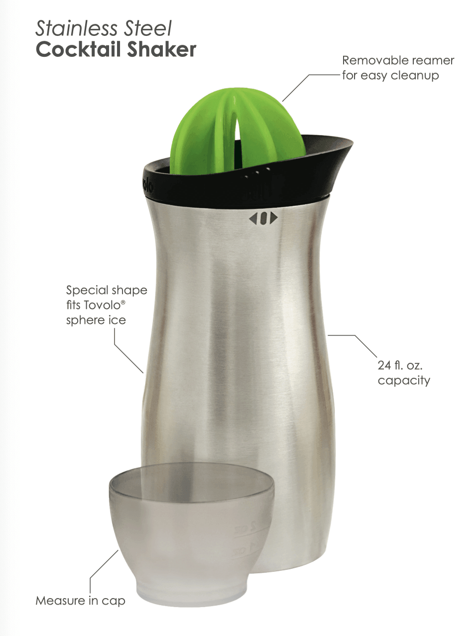 Tovolo Stainless Cocktail Shaker