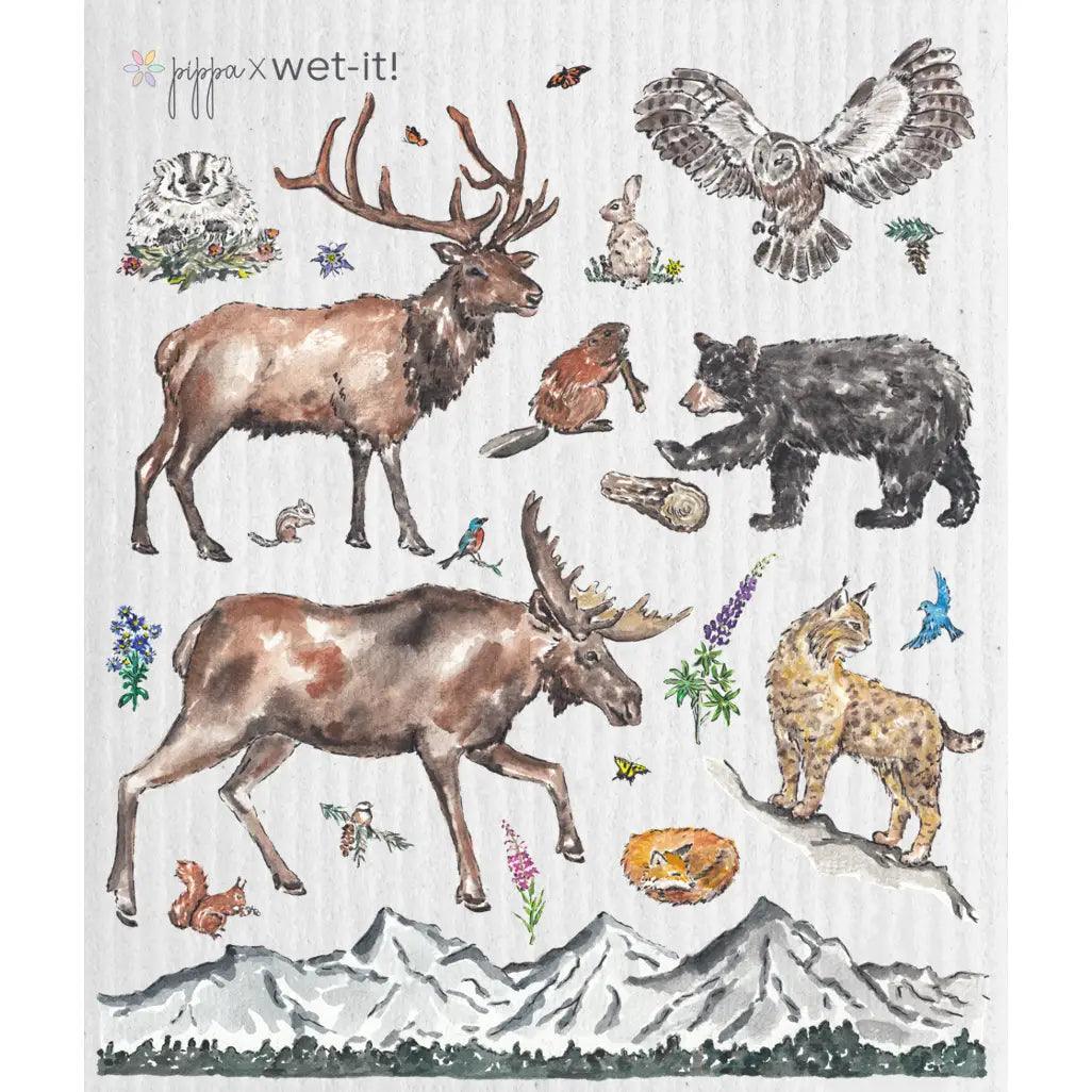 Wet-It! Swedish Dishcloth: The Mountaineers