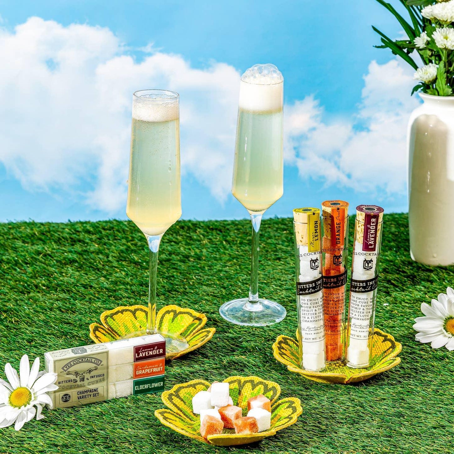 Yes Cocktail Co Bitters Infused Cocktail Cubes - Gift Set