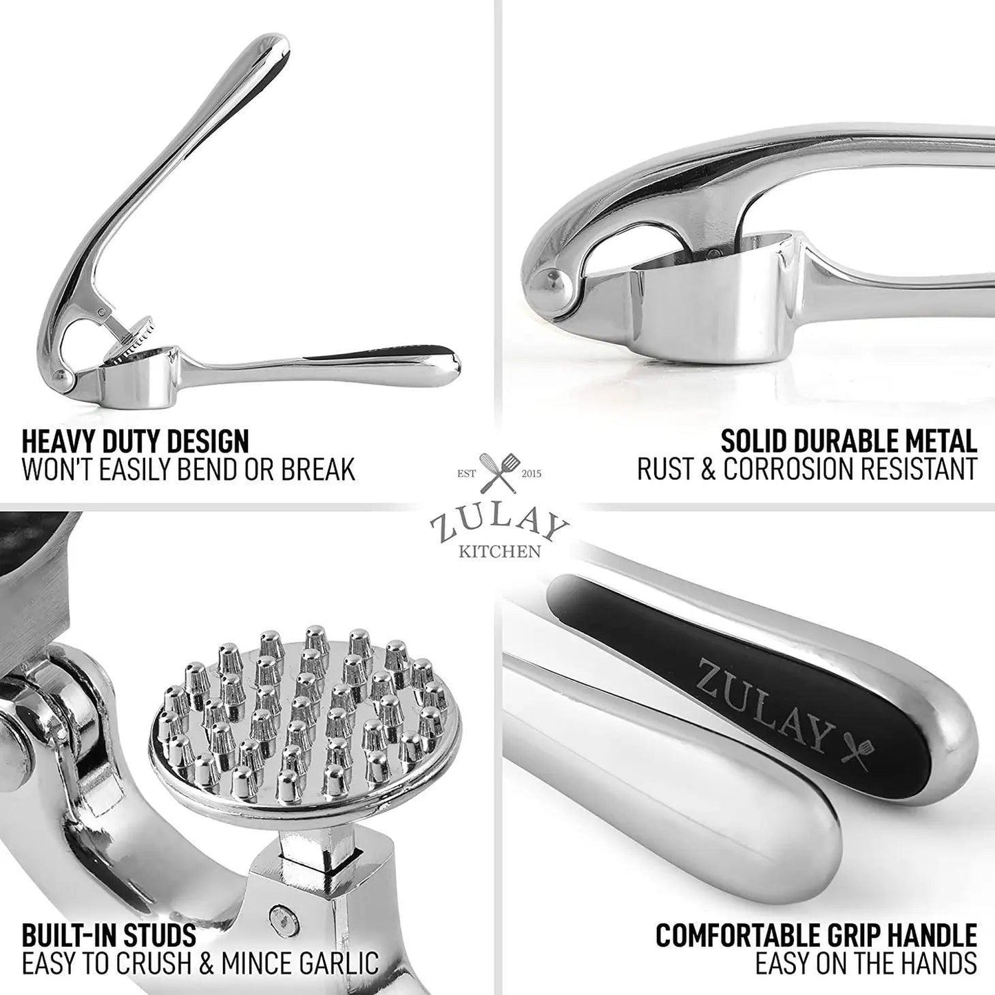 Zulay Kitchen Garlic Press