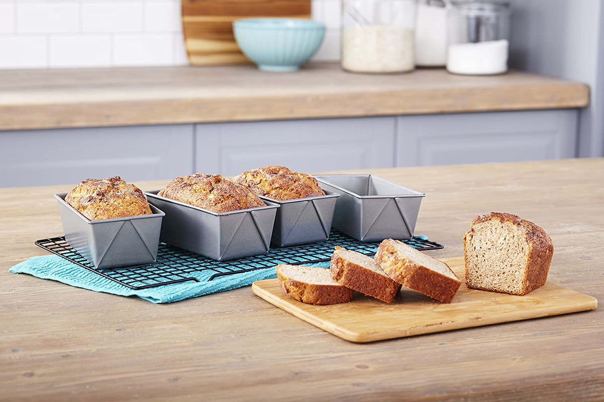 USA Pan Strapped Mini Loaf Pan Set - Kitchen & Company