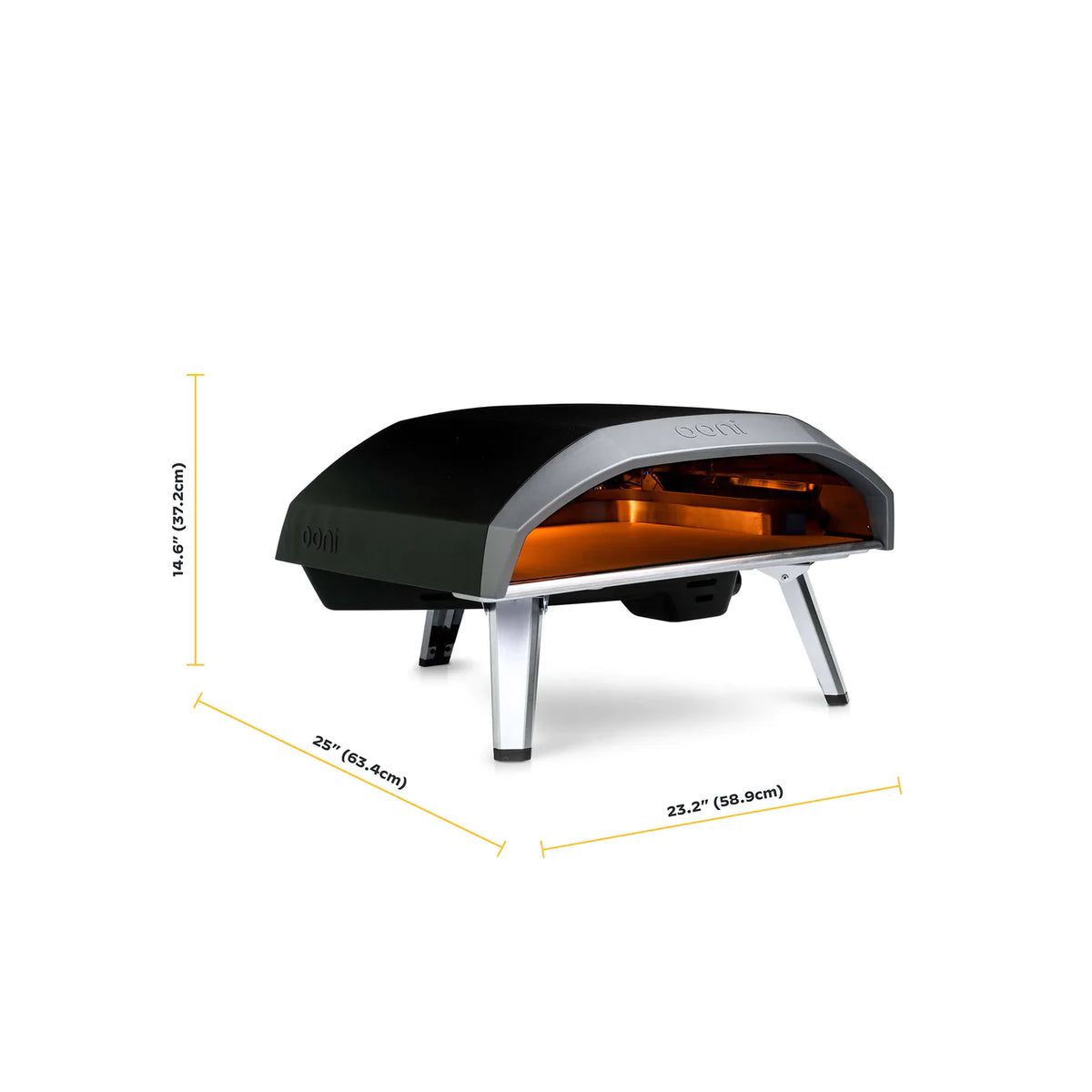 Ooni Koda 16 gas-powered pizza oven runs on either propane or natural gas  for control » Gadget Flow