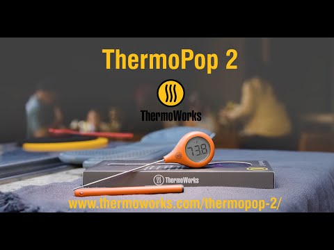 ThermoWorks ThermoPop Thermometer w/ Backlit Rotating Display