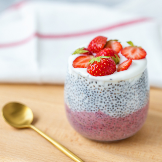 Strawberry Chia Seed Pudding