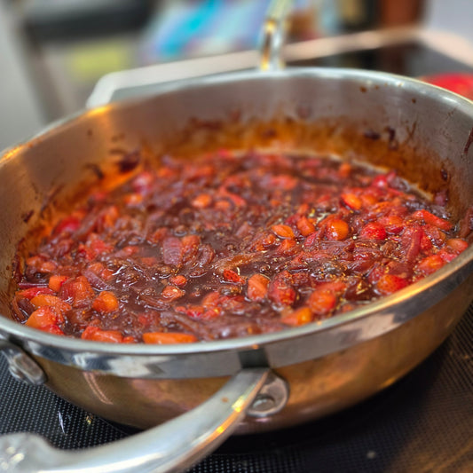 Caramelized Onion and Strawberry Balsamic Jam