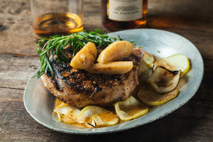 Pork Chops with Apples and Caramelized Onions