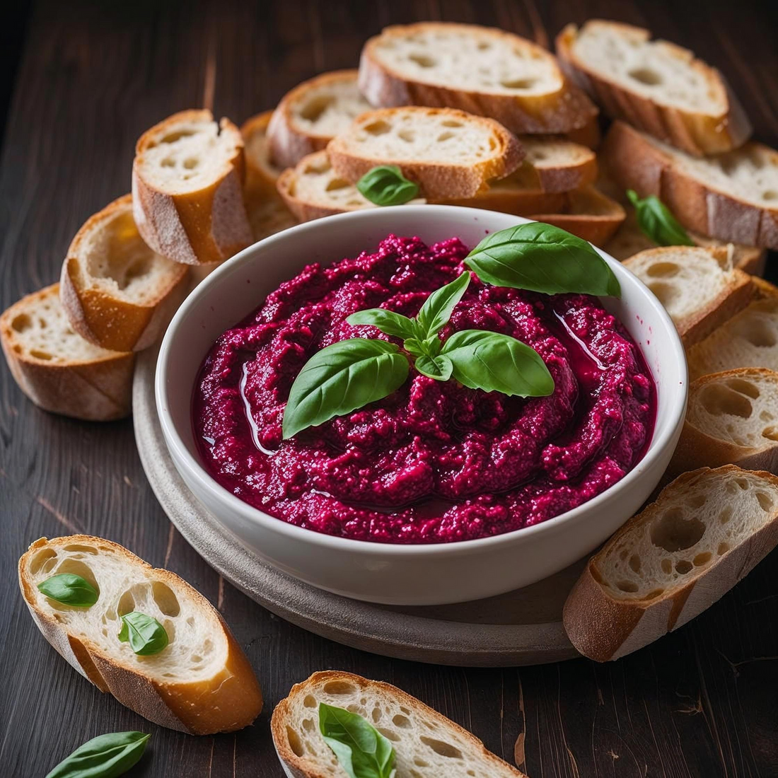 Beet and Basil Pesto