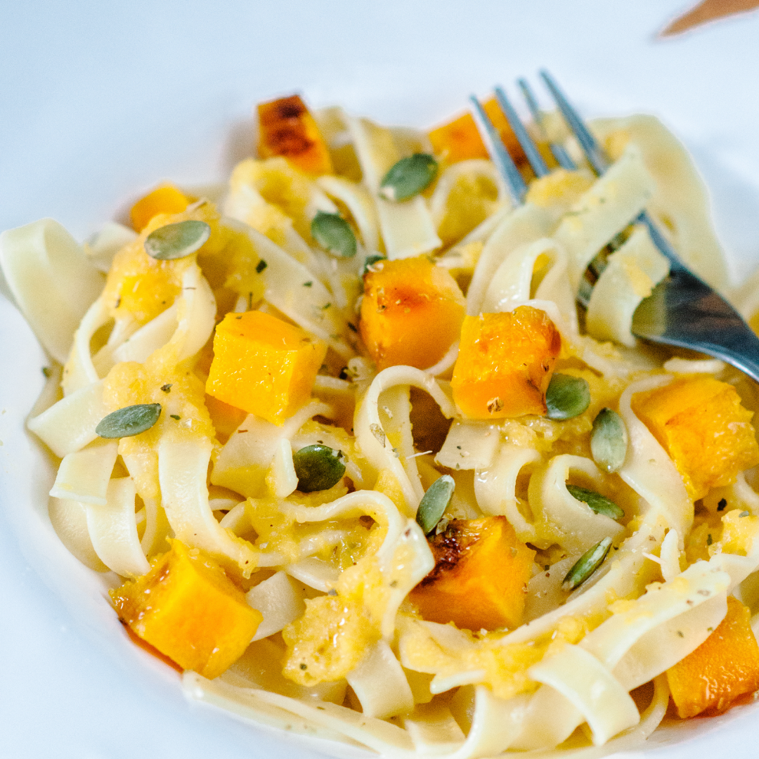 Valente Market's Butternut Squash and Sage Fettuccine with Sage Butter