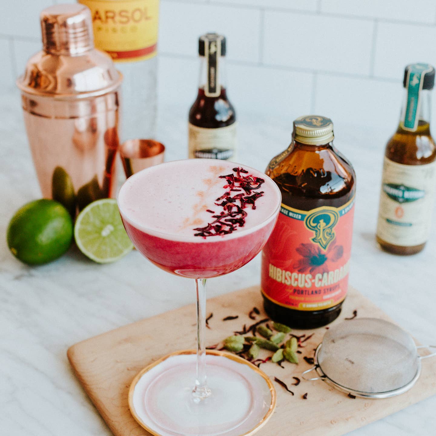 Portland Syrups Hibiscus Cardamom Syrup