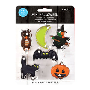 R&M Mini Cookie Cutters (Set of 6): Halloween