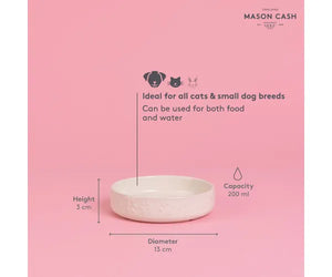 Mason Cash Cat Saucer: 7 oz., Cream